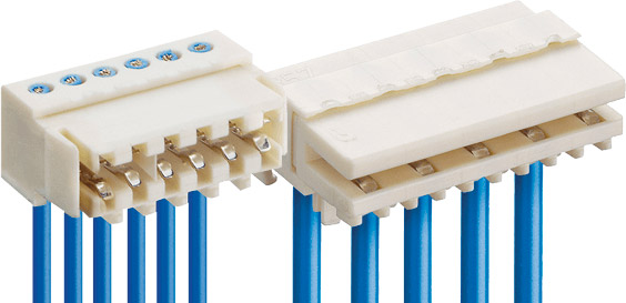 Connettori IDC Rast 2,5 mm e Duo Power per inserzione diretta su scheda