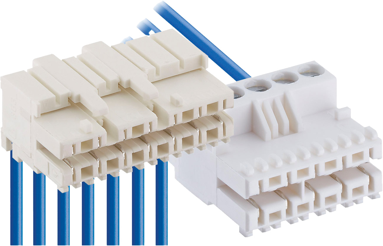 Connettori Rast 5 mm a perforazione d’isolante o a vite per inserzione diretta su scheda