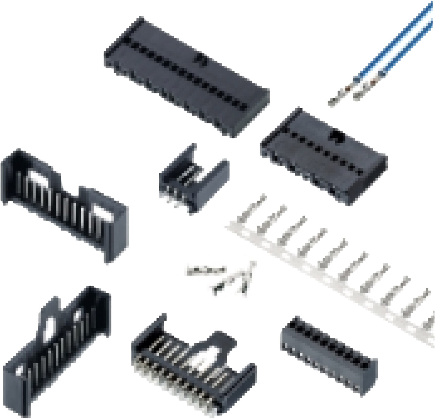 Connettori a crimpare passo 2,5 mm